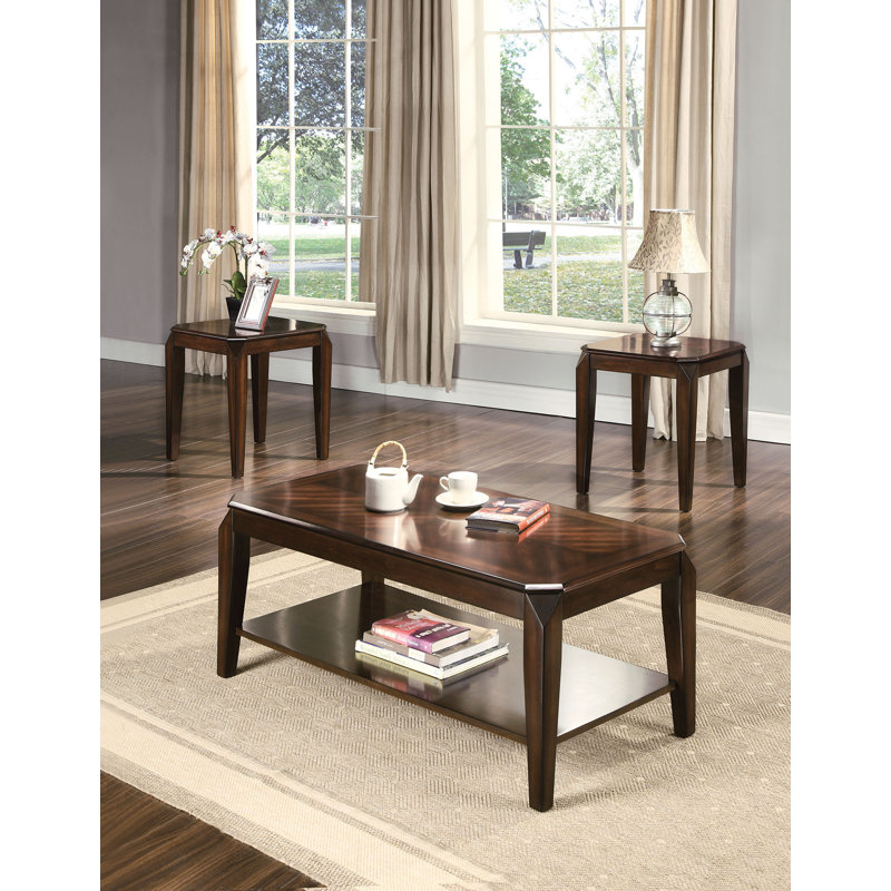 Lark Manor Eckman 3 Piece Living Room Table Set & Reviews Wayfair